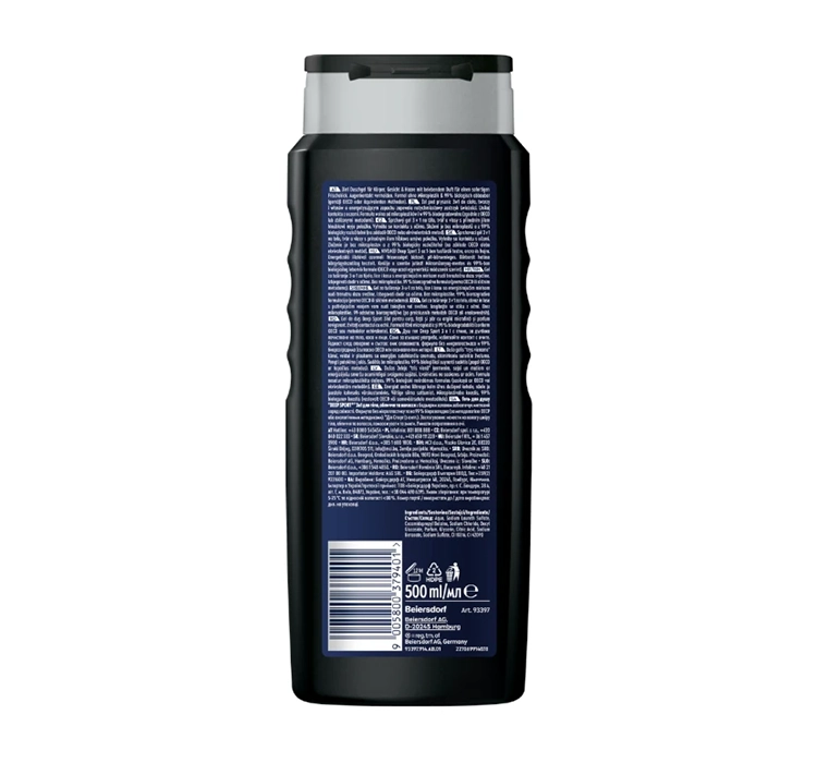 NIVEA MEN DEEP SPORT DUSCHGEL 3IN1 FÜR MÄNNER 500ML