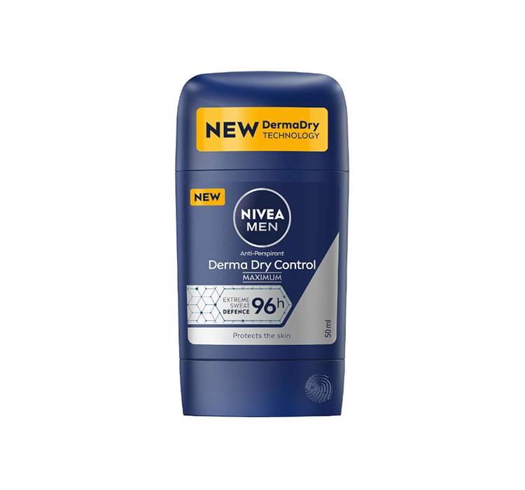 NIVEA MEN DERMA DRY CONTROL MAXIMUM ANTITRANSPIRANT IM STIFT FÜR MÄNNER 50ML