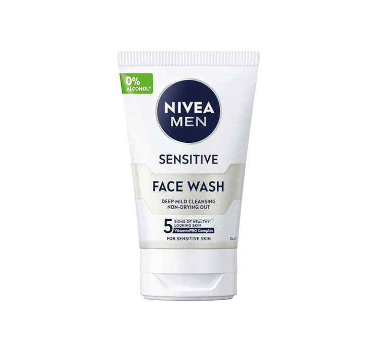 NIVEA MEN SESITIVE FACE WASH GEL ZUM GESICHTSWASCHEN MIT KAMILLE 100ML