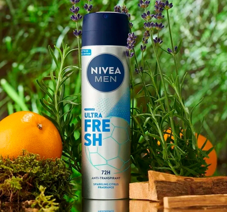 NIVEA MEN ULTRA FRESH ANTITRANSPIRANT IM SPRAY FÜR MÄNNER 150ML