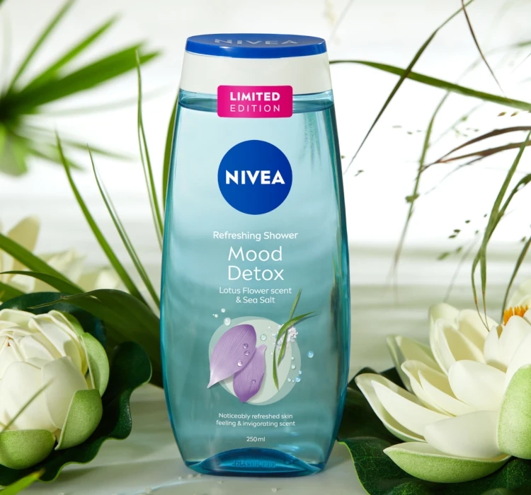 NIVEA MOOD DETOX DUSCHGEL LOTOSBLÜTE UND MEERESSALZ 250ML