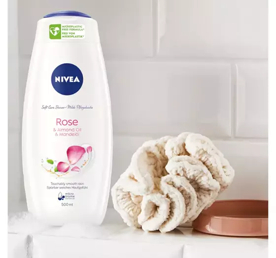 NIVEA ROSE & ALMOND OIL DUSCHGEL 500ML