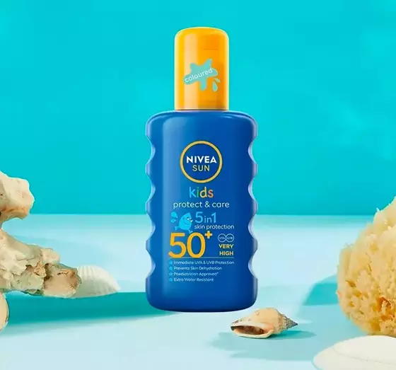 NIVEA SUN KIDS COLOURED PROTECT & PLAY SONNENSCHUTZ-SPRAY SPF50+ FÜR KINDER 200ML