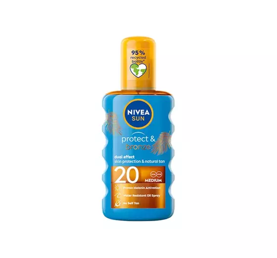 NIVEA SUN PROTECT & BRONZE SPRAY BRÄUNE-AKTIVIERENDES SPRAY MIT SPF 20 200ML