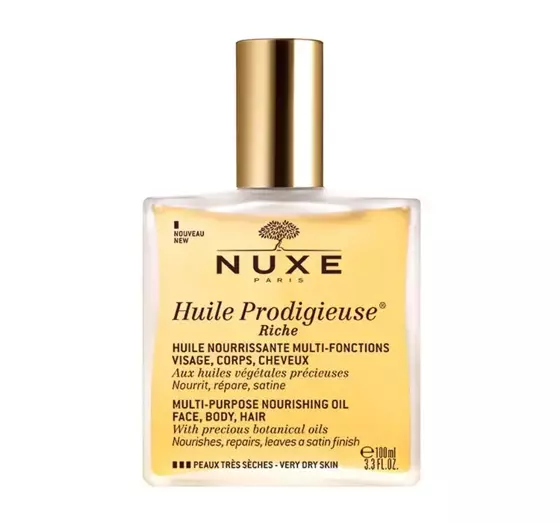 NUXE HUILE PRODIGIEUSE RICHE MULTI-PURPOSE NOURISHING OIL 100 ML