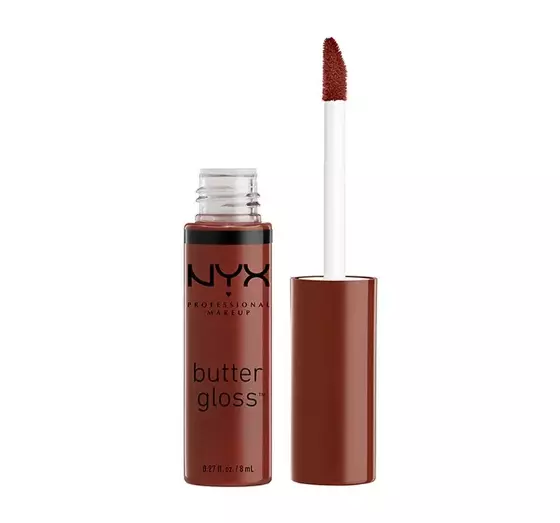 NYX PROFESSIONAL MAKEUP BUTTER GLOS LIPGLOSS 51 BROWNIE DRIP 8ML