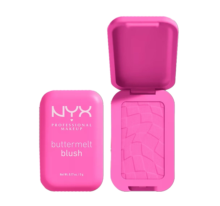 NYX PROFESSIONAL MAKEUP BUTTERMELT WANGENROUGE IM KOMPAKT 01 MY BUTTA HALF 5G