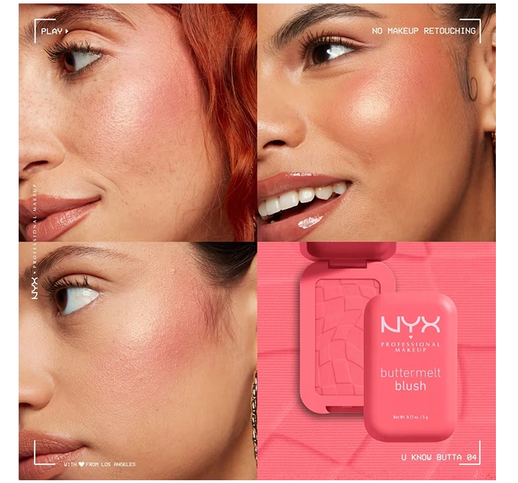 NYX PROFESSIONAL MAKEUP BUTTERMELT WANGENROUGE IM KOMPAKT 04 U KNOW BUTTA 5G