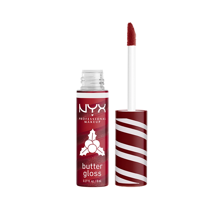 NYX Professional Makeup Butter Gloss Swirl Lipgloss 01 Peppermint Swirl 8ml