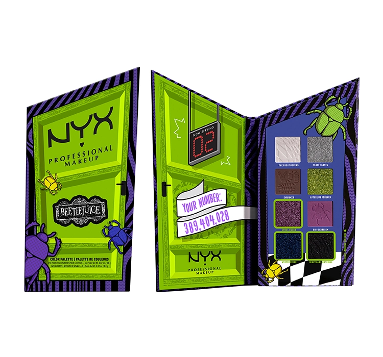 NYX Professional Makeup x Beetljuice Lidschattenpalette Color for Recently Deceased 6,4g