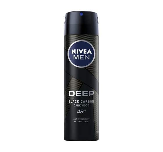 Nivea Men Deep DarkWood Maxx Tech 72h Black Carbon Antitranspirant 150ml