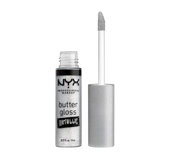 Nyx Professional Makeup Butter Gloss Metallic Lipgloss 10 Sparkly White 8ml