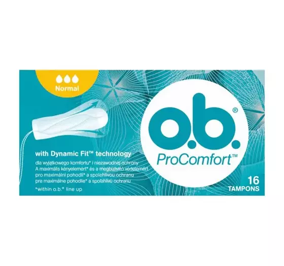 O.B. PRO COMFORT NORMAL TAMPONS 16 STÜCK