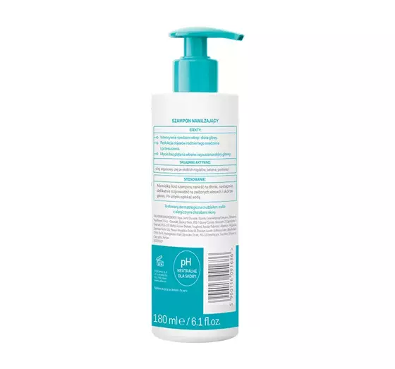 OILLAN DERM+ FEUCHTIGKEITSSHAMPOO FÜR TROCKENE UND ATOPISCHE HAUT 180ML