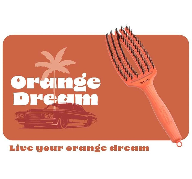 OLIVIA GARDEN FINGERBRUSH COMBO ON THE ROAD HAARBÜRSTE ORANGE DREAM