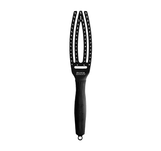 OLIVIA GARDEN FINGERBRUSH IONIC HAARBÜRSTE SMALL BLACK