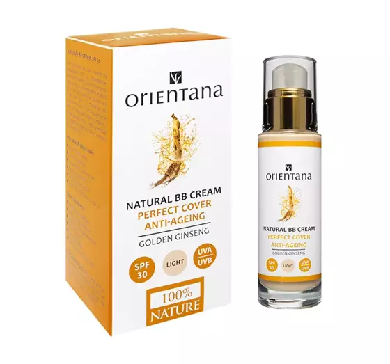 ORIENTANA NATURAL BB CREAM BELEUCHTENDE GETÖNTE TAGESCREME SPF30 LIGHT 30ML