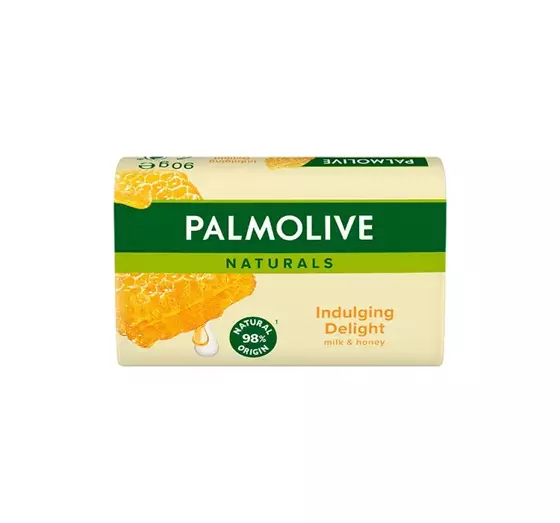 PALMOLIVE NATURALS INDULGING DELIGHT MILK & HONEY SEIFENSTÜCK FÜR GESICHT HÄNDE UND KÖRPER 90G