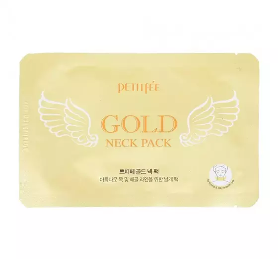 PETITFEE GOLD NECK PACK MASKE FÜR HALS UND DEKOLLETEE 10G