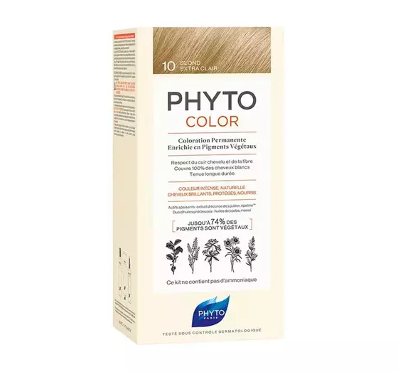 PHYTO PHYTOCOLOR HAARFARBE 10 EXTRA LIGHT BLONDE