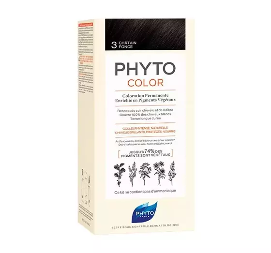 PHYTO PHYTOCOLOR HAARFARBE 3 DARK BROWN