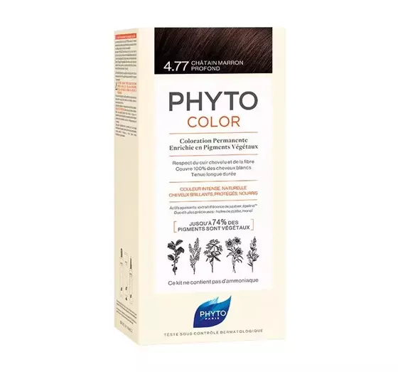 PHYTO PHYTOCOLOR HAARFARBE 4.77 INTENSE CHESTNUT BROWN