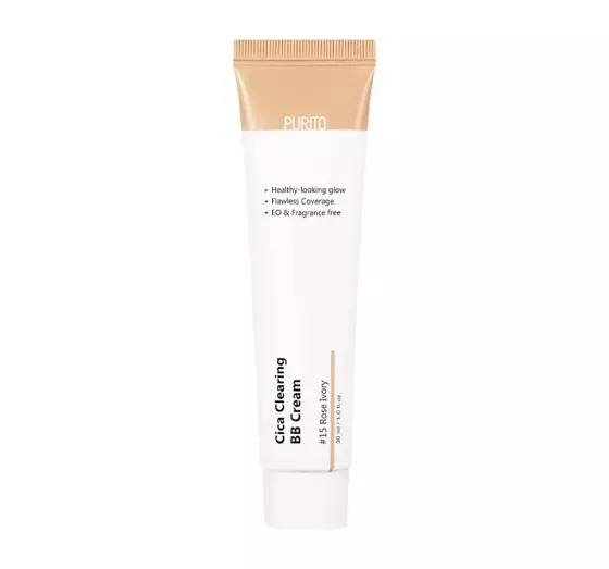 PURITO CICA CLEARING BB CREME 15 ROSE IVORY 30ML