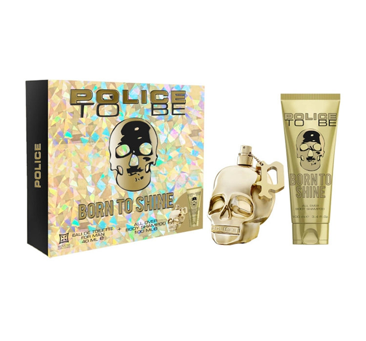 Police To Be Born To Shine For Man Eau de Toilette Spray 40ml + Gel 100ml