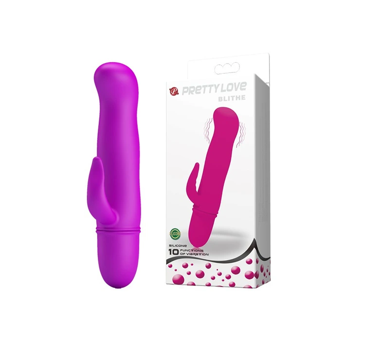 Pretty Love Blithe Mini Vibrator mit Klitorisstimulator 11cm