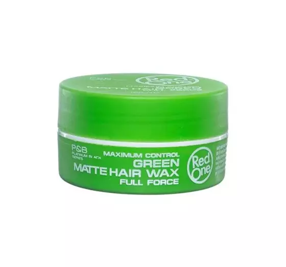 RED ONE MAXIMUM CONTROL GREEN MATTE HAIR WAX FULL FORCE 150 ML