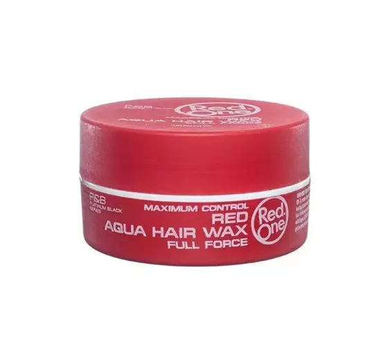 RED ONE MAXIMUM CONTROL RED AQUA HAIR WAX FULL FORCE 150 ML