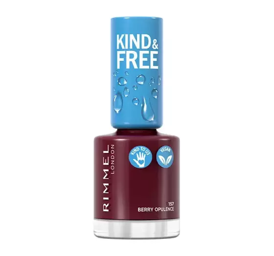 RIMMEL KIND & FREE VEGANER NAGELLACK 157 BERRY OPULENCE 8ML