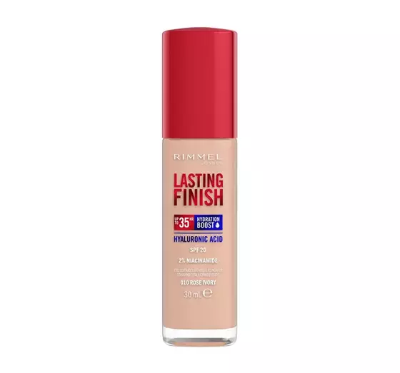 RIMMEL LASTING FINISH 35HR FOUNDATION 010 ROSE IVORY 30ML