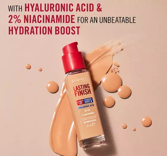 RIMMEL LASTING FINISH 35HR FOUNDATION 100 IVORY 30ML