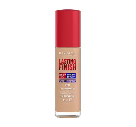 RIMMEL LASTING FINISH 35HR FOUNDATION 150 ROSE VANILLA 30ML