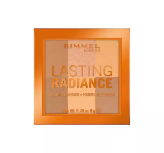 RIMMEL LASTING RADIANCE AUFLEUCHTENDES PUDER 002 HONEYCOMB 8G