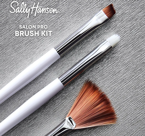 SALLY HANSEN SALON PRO BRUSH PINSELSET FÜR NÄGEL