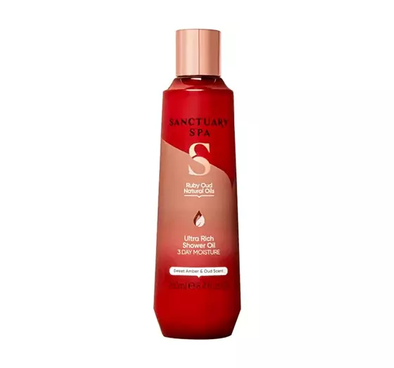 SANCTUARY SPA RUBY OUD NATURAL OILS DUSCHGEL 250ML