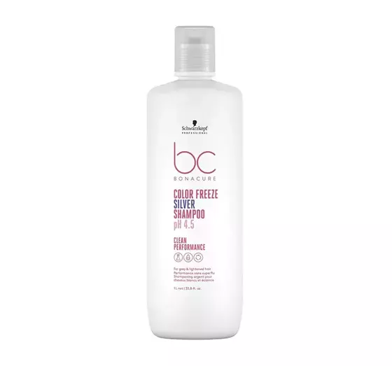 SCHWARZKOPF BC BONACURE COLOR FREEZE SILVER SHAMPOO 1000ML