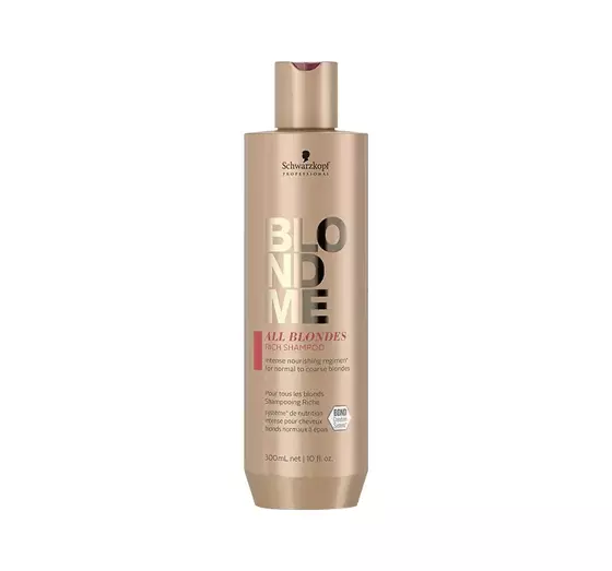 SCHWARZKOPF BLONDME ALL BLONDES RICH SHAMPOO FÜR BLONDES HAAR 300ML