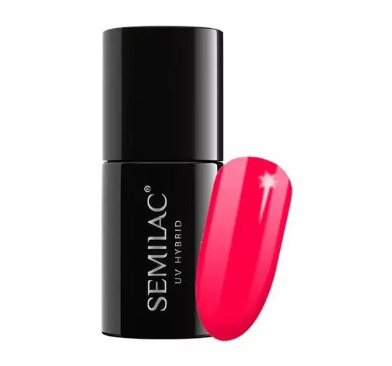 SEMILAC HYBRIDLACK UV 568 NEON RUBY 7 ML