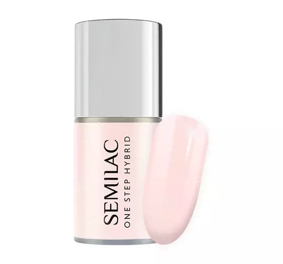 SEMILAC ONE STEP HYBRID HYBRIDLACK UV S257 NAKED GLITTER ROSE 5ML