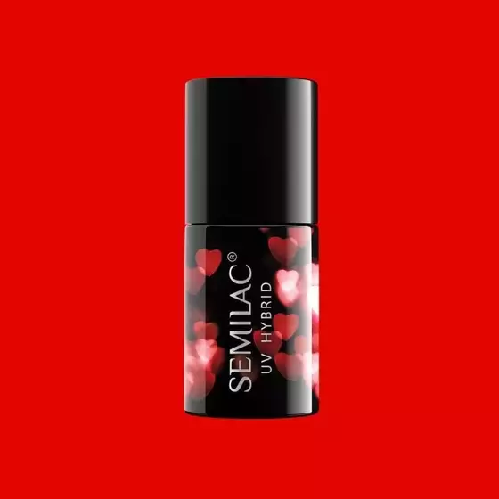 SEMILAC UV HYBRID NAGELLACK 317 NEON RED 7 ML