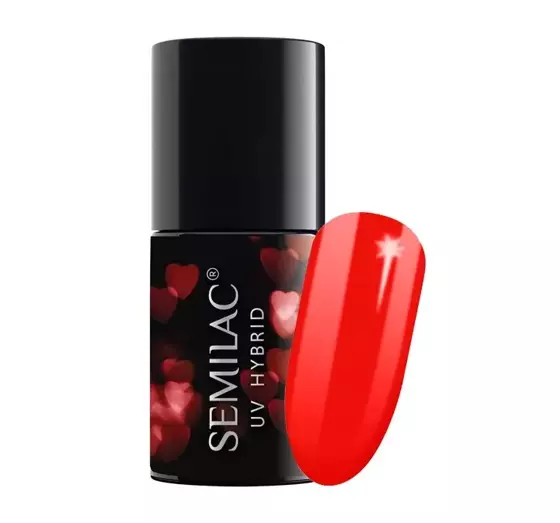 SEMILAC UV HYBRID NAGELLACK 317 NEON RED 7 ML