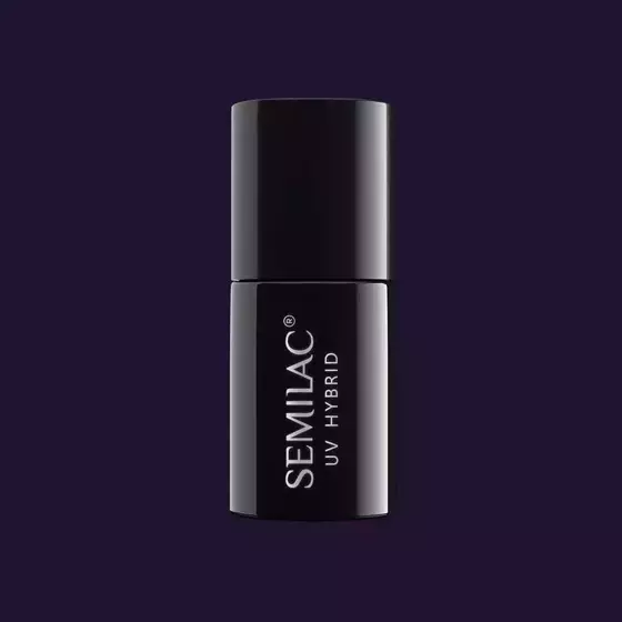 SEMILAC UV HYBRID NAGELLACK BLACK PURPLE 100