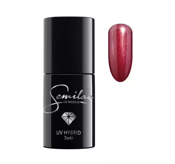 SEMILAC UV HYBRID NAGELLACK PEARL RED 070