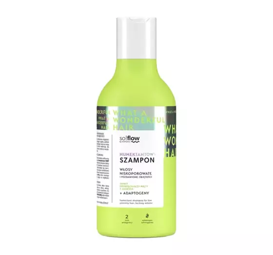 SO!FLOW FEUCHTIGKEITSHAMPOO FÜR NIEDRIGPORÖSES HAAR 400ML