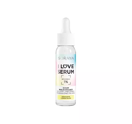 SORAYA I LOVE SERUM AUFHELLENDES SERUM FÜR MÜDE UND MATTE HAUT VITAMIN C 1% 30ML