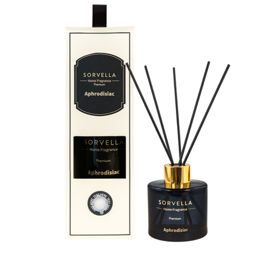 SORVELLA PREMIUM DUFTDIFFUSOR MIT STICKS APHRODISIAC 120ML