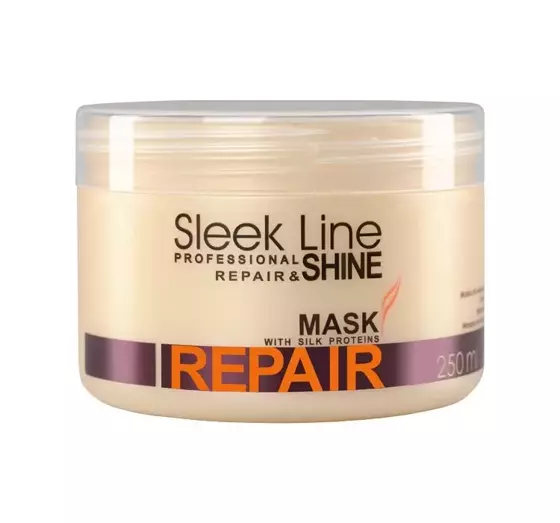 STAPIZ SLEEK LINE REPAIR REGENERIERENDE MASKE MIT SEIDE 250ML